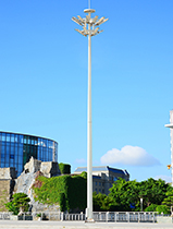 自動升降式雙層高桿燈