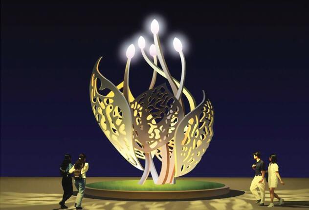 東莞七度照明藝術造型景觀燈設計圖