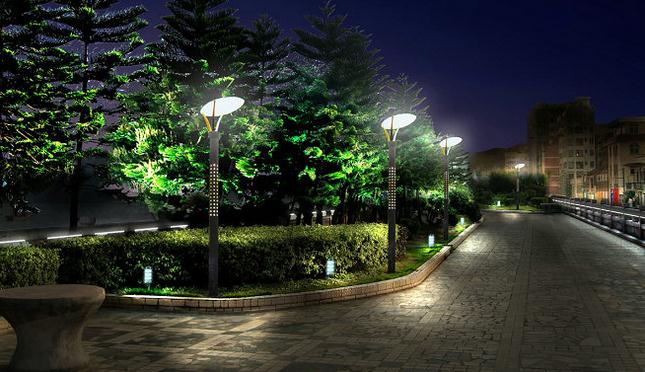 七度照明小區道路LED路燈照明效果