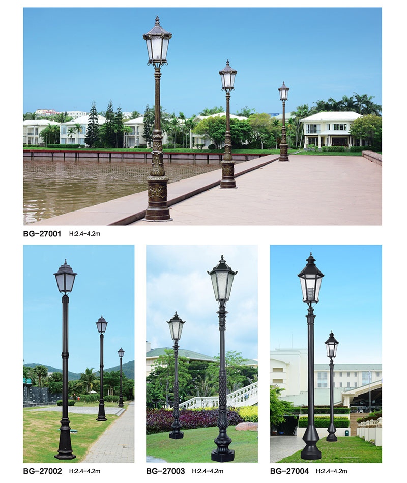 QDTYD-BG270別墅花園景觀燈單頭歐式LED鑄鋁庭院燈