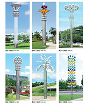 廣場多頭造型不銹鋼LED景觀燈