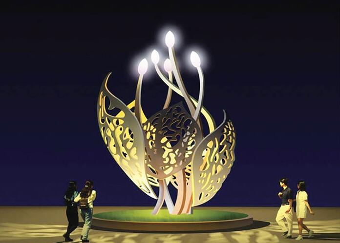 LED戶外景觀燈設計效果圖