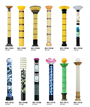 仿云石圓柱景觀燈款式圖片大全