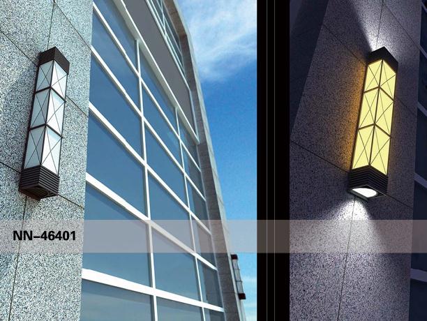 七度照明戶外LED仿云石墻壁燈效果圖