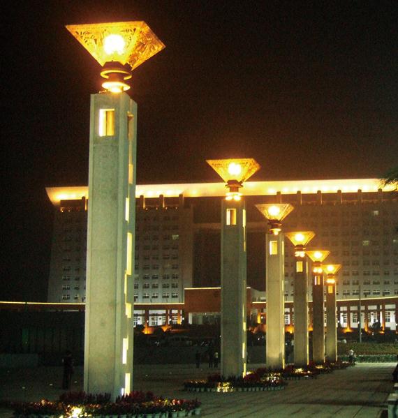 廣場景觀燈夜景照明案例效果圖
