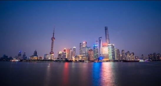 上海外灘夜景景觀亮化照明效果