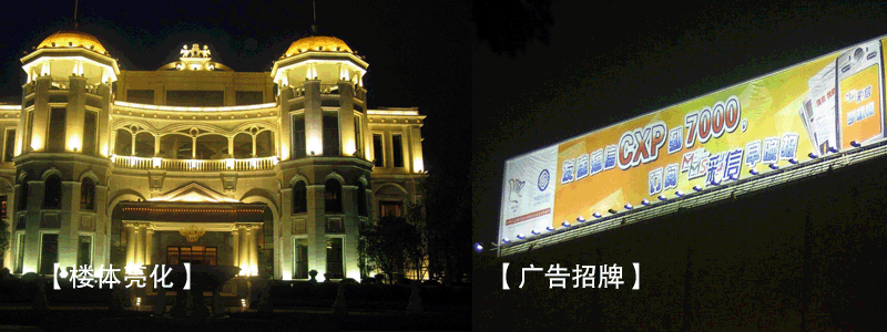 東莞七度照明LED投光燈在投光照明中的6大應用場所