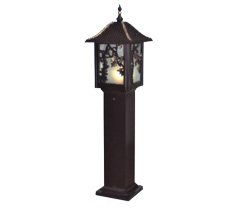 別墅小區(qū)梅花仿古草坪燈