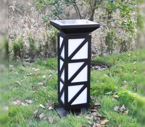 廣場方柱太陽能草坪燈