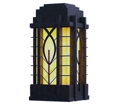 門頭仿云石方形柱頭燈