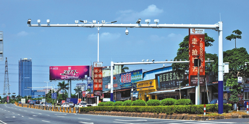 道路交通警察攝像監控立桿