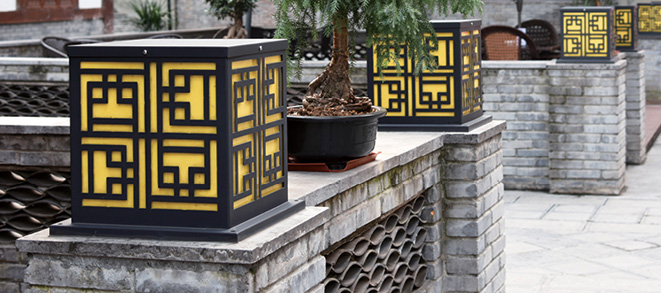 東莞七度照明-鋁材或鍍鋅鋼材質柱頭燈圖片