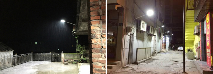 七度照明(QDXQDB-001)吸墻LED路燈挑臂A字/自彎/大刀路燈支臂安裝效果圖片