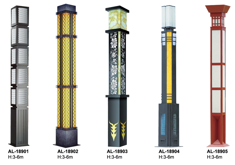 更多廣場(chǎng)方形LED景觀(guān)燈柱款式圖片