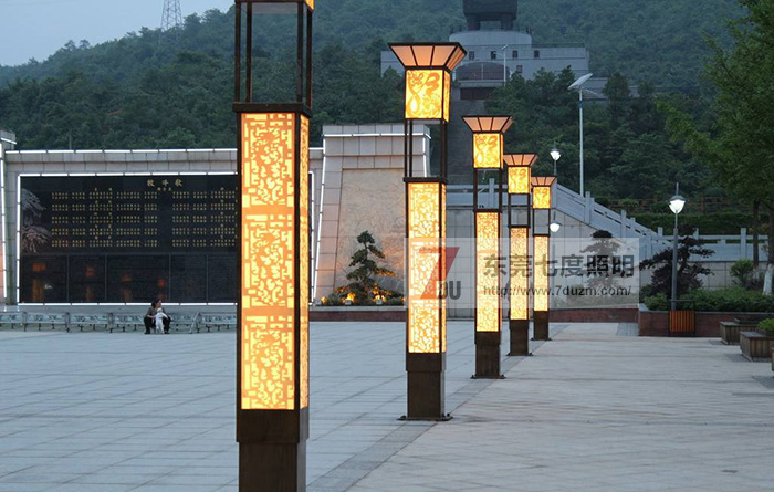 廣場園林景觀燈柱材質分類說明