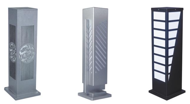 七度照明鍍鋅鋼材材質(zhì)草坪燈圖片