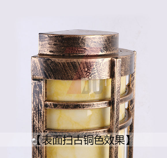 七度仿古銅墻壁燈掃古銅效果細(xì)節(jié)展示