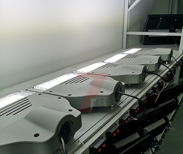 40W-60W LED路燈燈具老化實拍(七度照明)