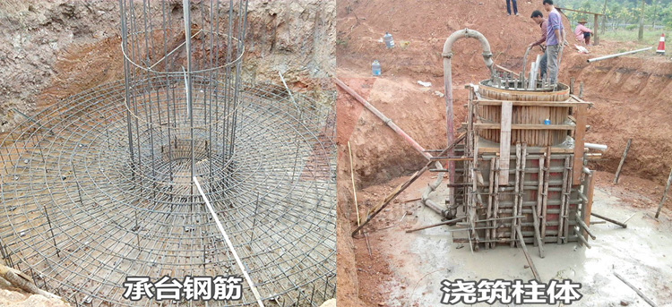 30米高桿燈基礎(chǔ)制作現(xiàn)場實(shí)拍