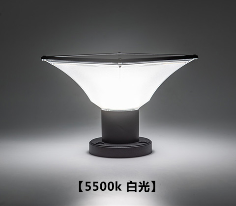 (QDTYN-ZT006)現(xiàn)代簡(jiǎn)約LED太陽(yáng)能柱頭燈圍墻燈白光亮燈效果
